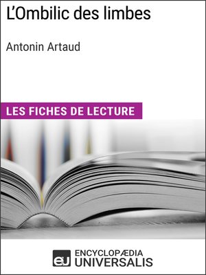 cover image of L'Ombilic des limbes d'Antonin Artaud